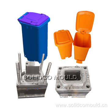 Plastic dustbins injection mold maker Taizhou